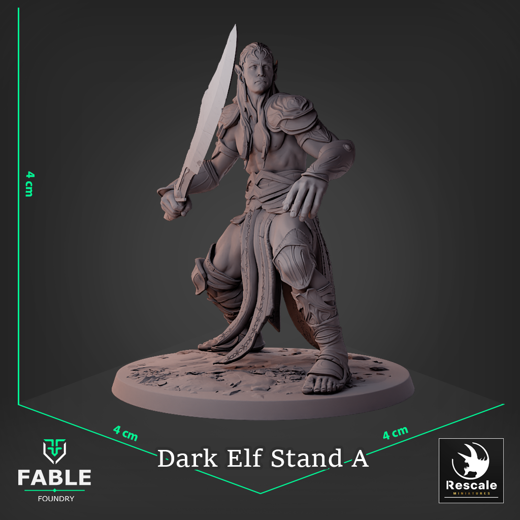 Dark Elf Stand A