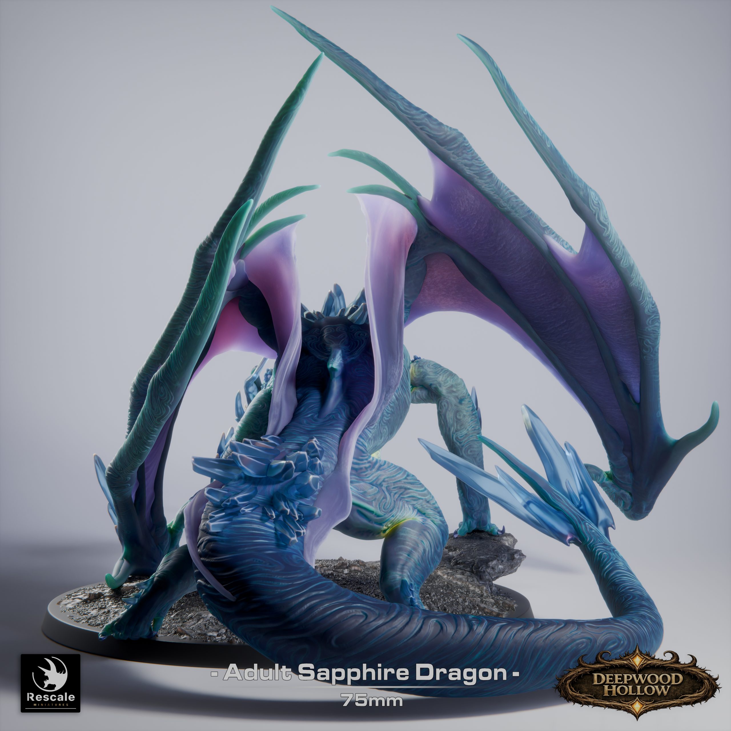 Sapphire Dragon Adult - Image 2