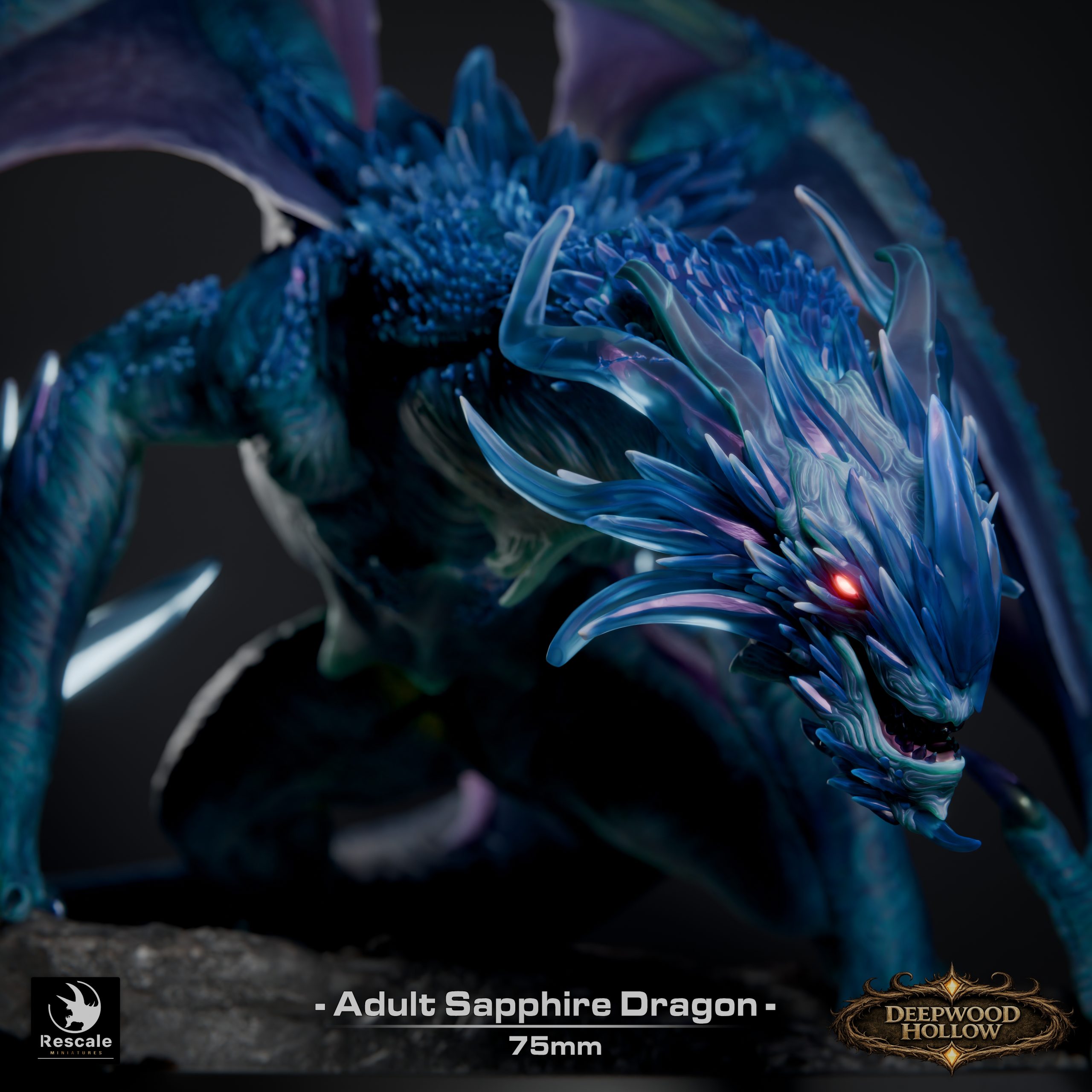 Sapphire Dragon Adult - Image 4