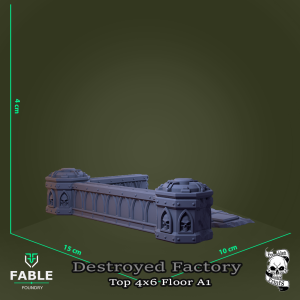 Destroyed Factory Top 4x6 Floor A1