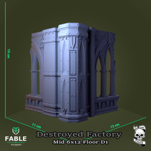 Destroyed Factory Mid 6x12 Floor D1