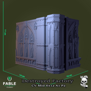 Destroyed Factory CV Mid 6x12 A1 P2