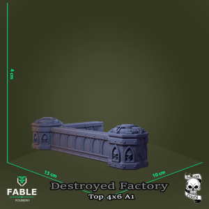 Destroyed Factory Top 4x6 A1