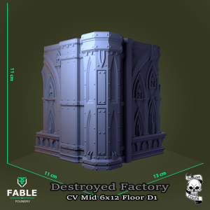 Destroyed Factory CV Mid 6x12 Floor D1