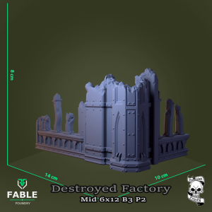 Destroyed Factory Mid 6x12 B3 P2