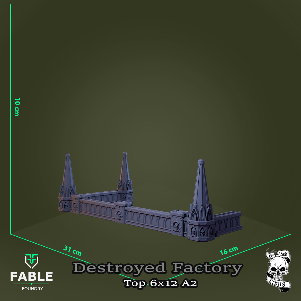 Destroyed Factory Top 6x12 A2