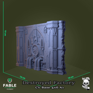Destroyed Factory CV Base 4x6 A1