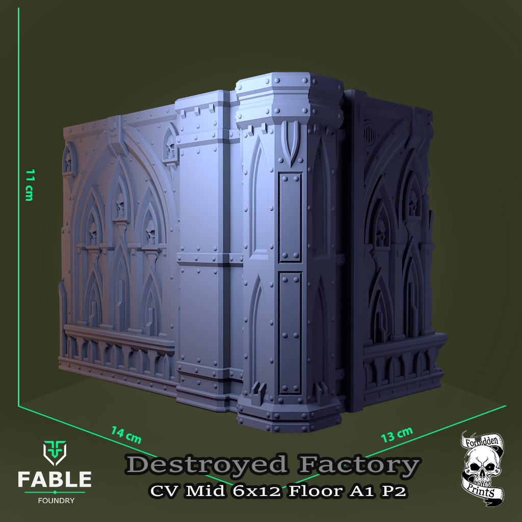 Destroyed Factory CV Mid 6x12 Floor A1 P2