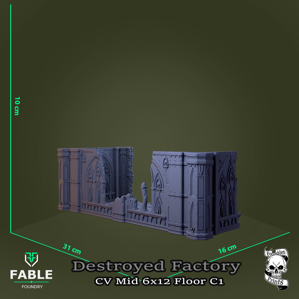 Destroyed Factory CV Mid 6x12 Floor C1