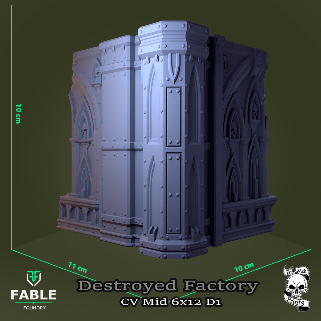 Destroyed Factory CV Mid 6x12 D1