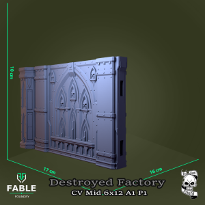 Destroyed Factory CV Mid 6x12 A1 P1