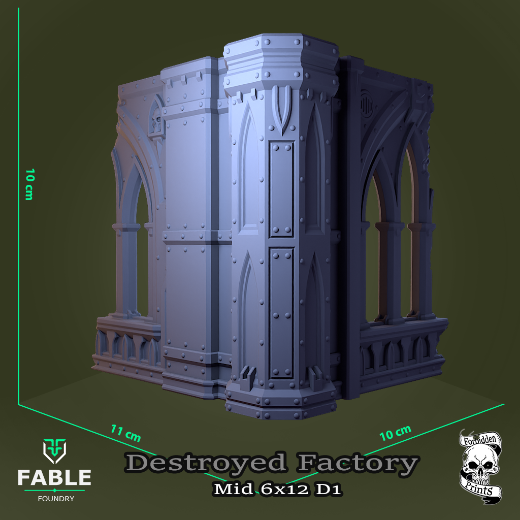 Destroyed Factory Mid 6x12 D1