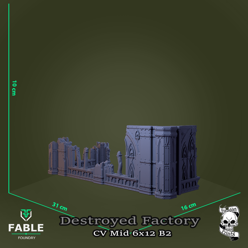 Destroyed Factory CV Mid 6x12 B2