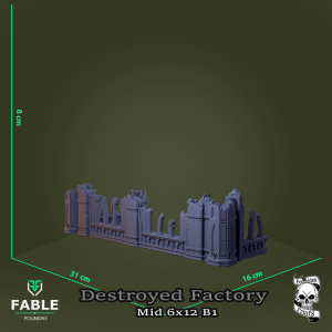 Destroyed Factory Mid 6x12 B1