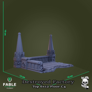 Destroyed Factory Top 6x12 Floor C4