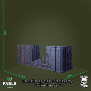 Destroyed Factory CV Mid 6x12 C1