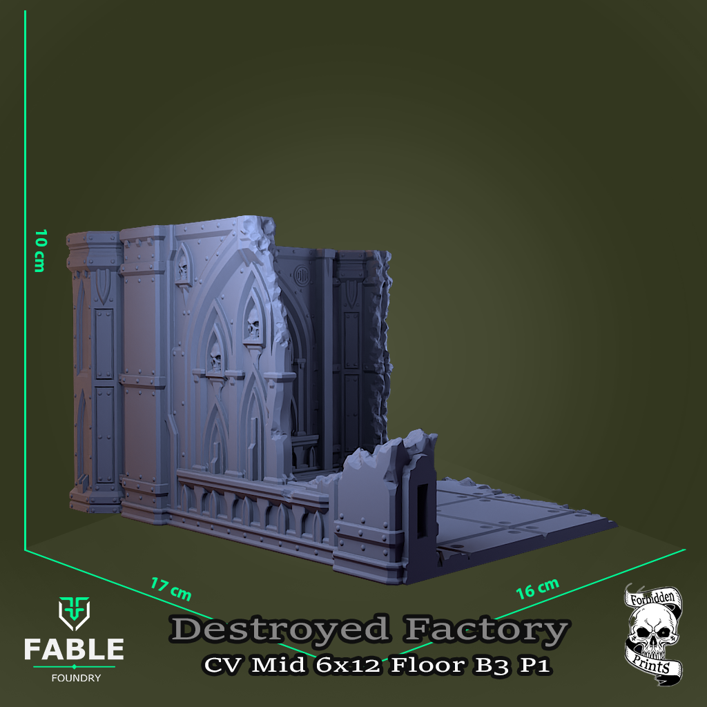 Destroyed Factory CV Mid 6x12 Floor B3 P1