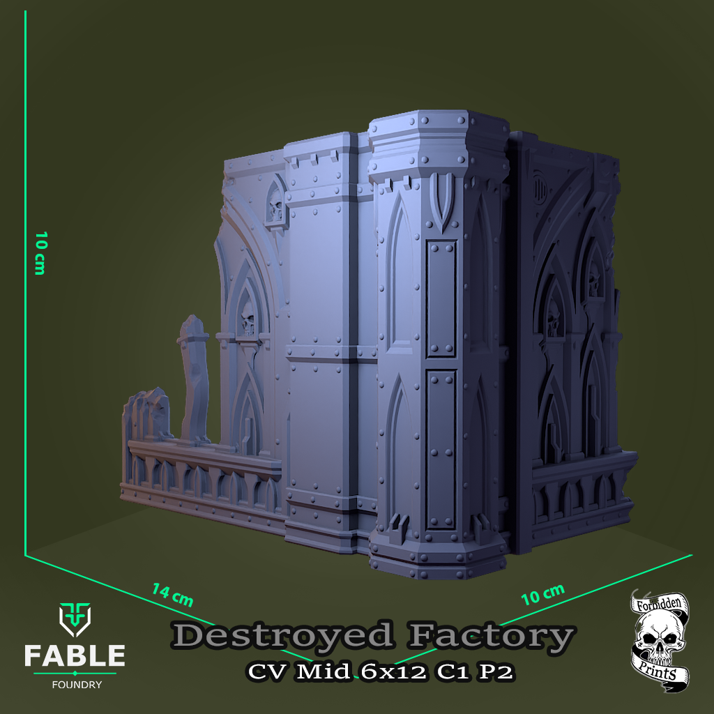 Destroyed Factory CV Mid 6x12 C1 P2