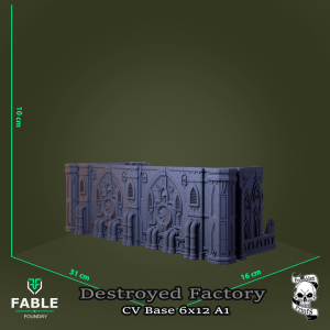 Destroyed Factory CV Base 6x12 A1