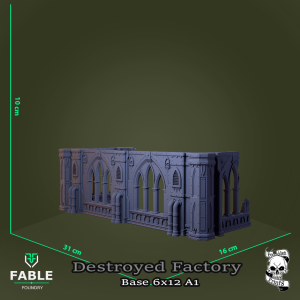 Destroyed Factory Base 6x12 A1