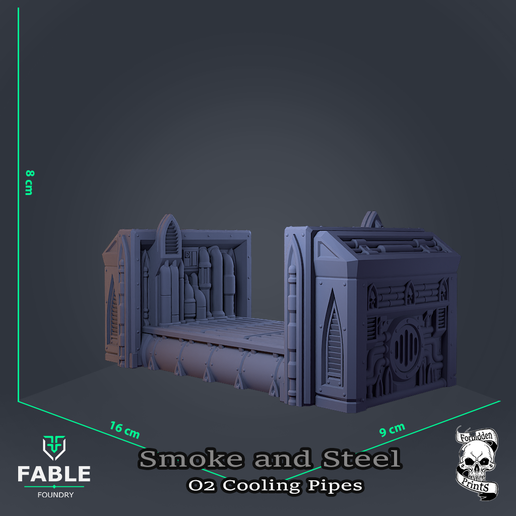Smoke and Steel O2 Cooling Pipes