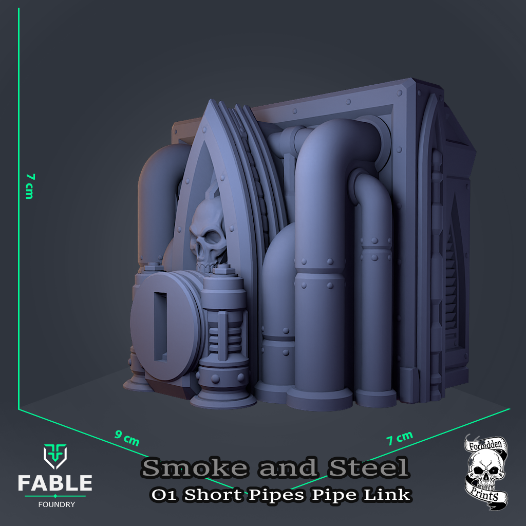 Smoke and Steel O1 Short Pipes Pipe Link