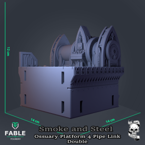 Smoke and Steel Ossuary Platform 4 Pipe Link Double