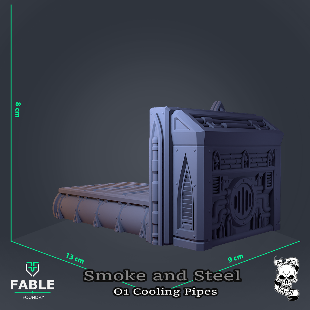 Smoke and Steel O1 Cooling Pipes