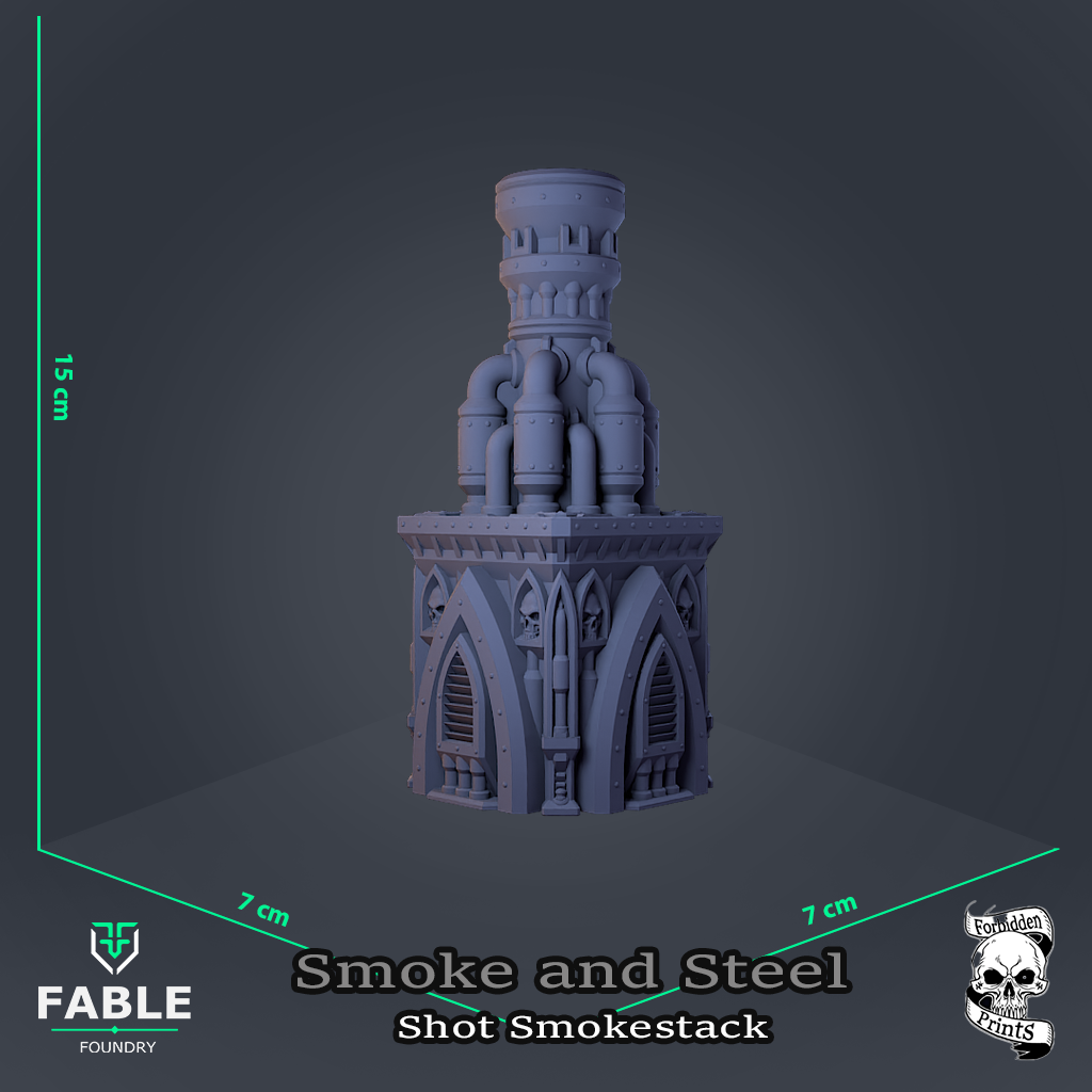Smoke and Steel Shot Smokestack