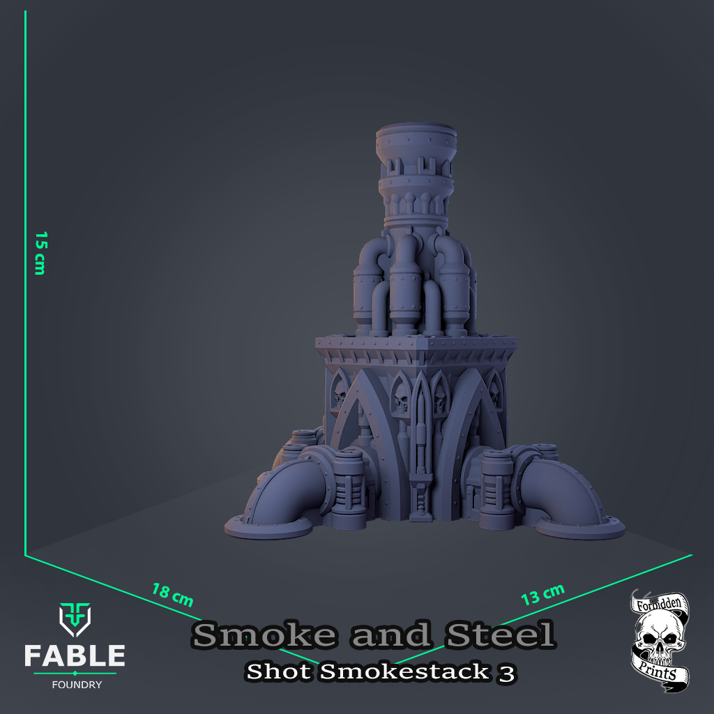 Smoke and Steel Shot Smokestack 3