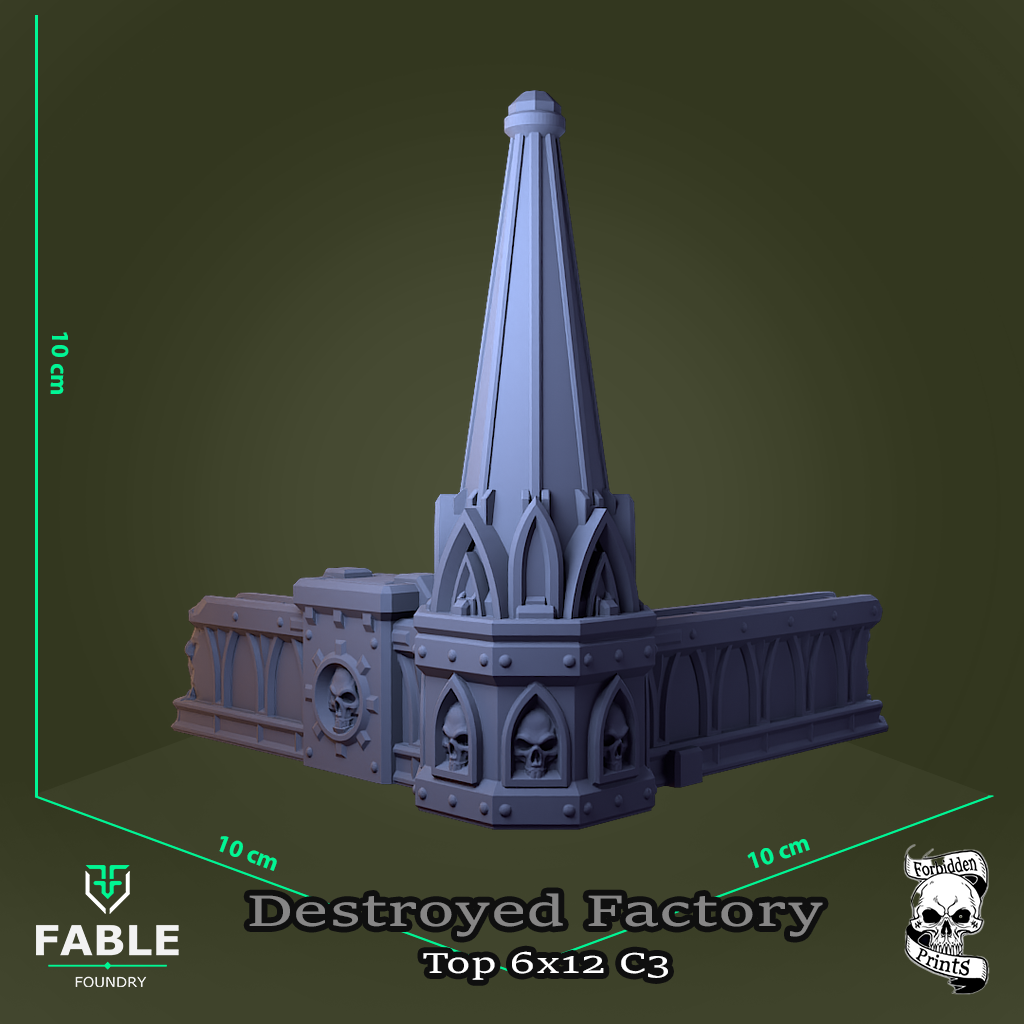 Destroyed Factory Top 6x12 C3