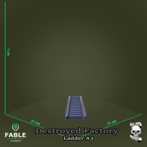 Destroyed Factory Ladder A3