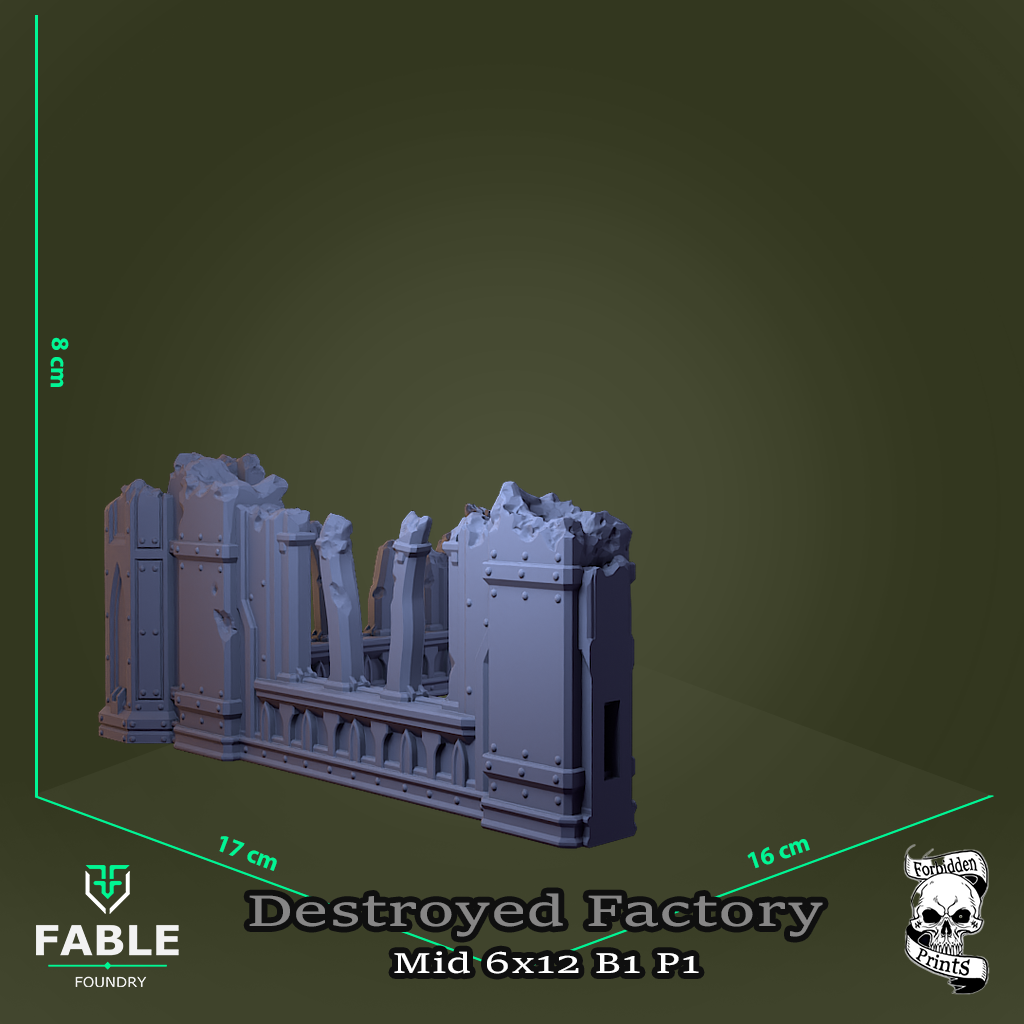 Destroyed Factory Mid 6x12 B1 P1