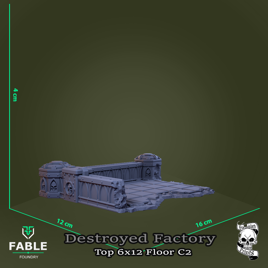 Destroyed Factory Top 6x12 Floor C2
