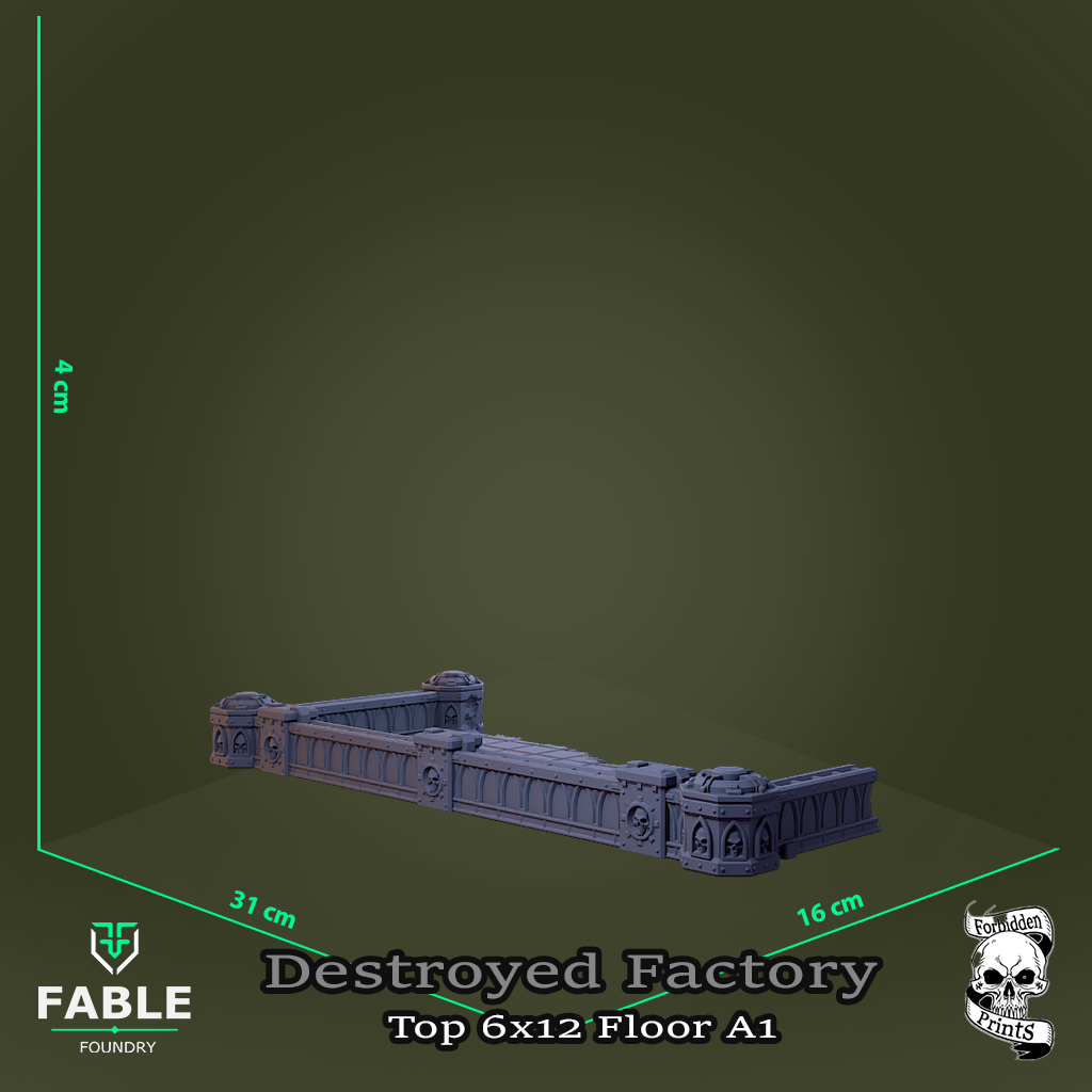Destroyed Factory Top 6x12 Floor A1
