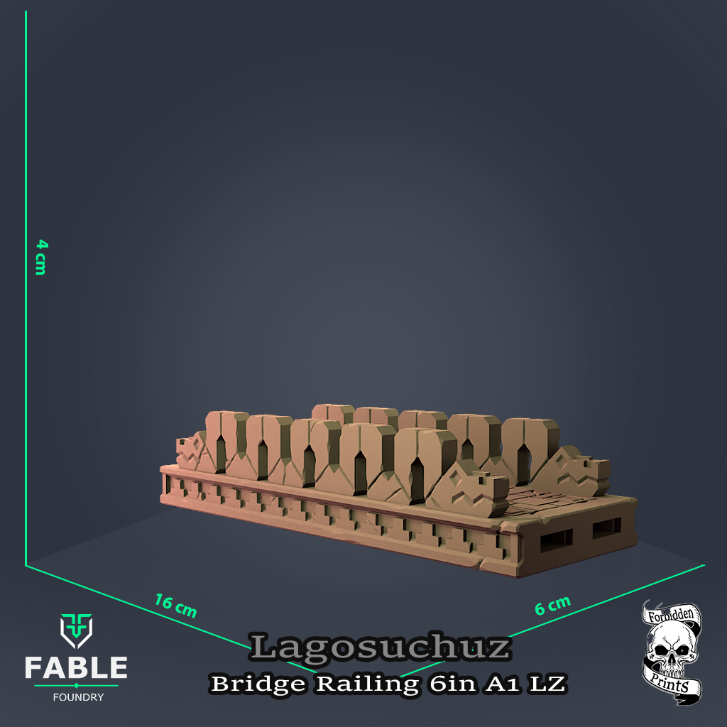 Lagosuchuz Bridge Railing 6in A1 LZ
