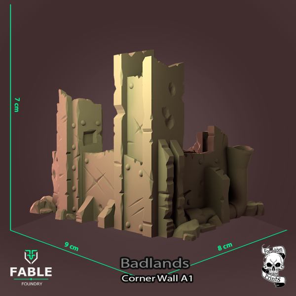Badlands Corner Wall A1