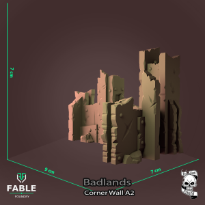 Badlands Corner Wall A2