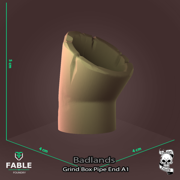 Badlands Grind Box Pipe End A1